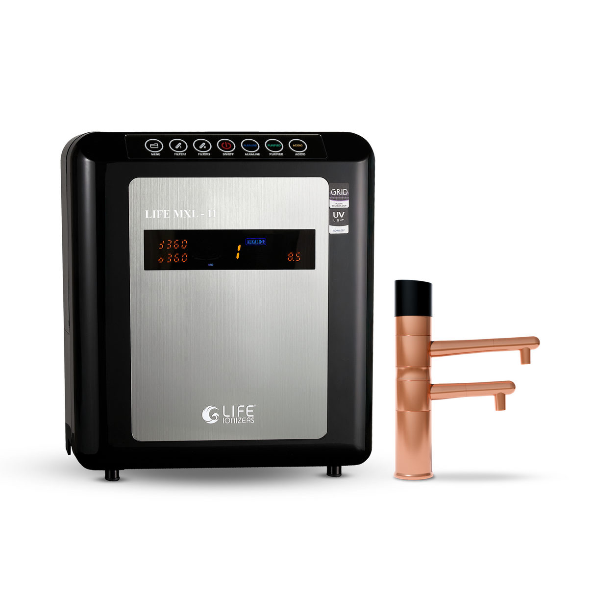 Life Ionizer MXL-11™ Under-Counter Alkaline Water Ionizer Hydrogen Machine